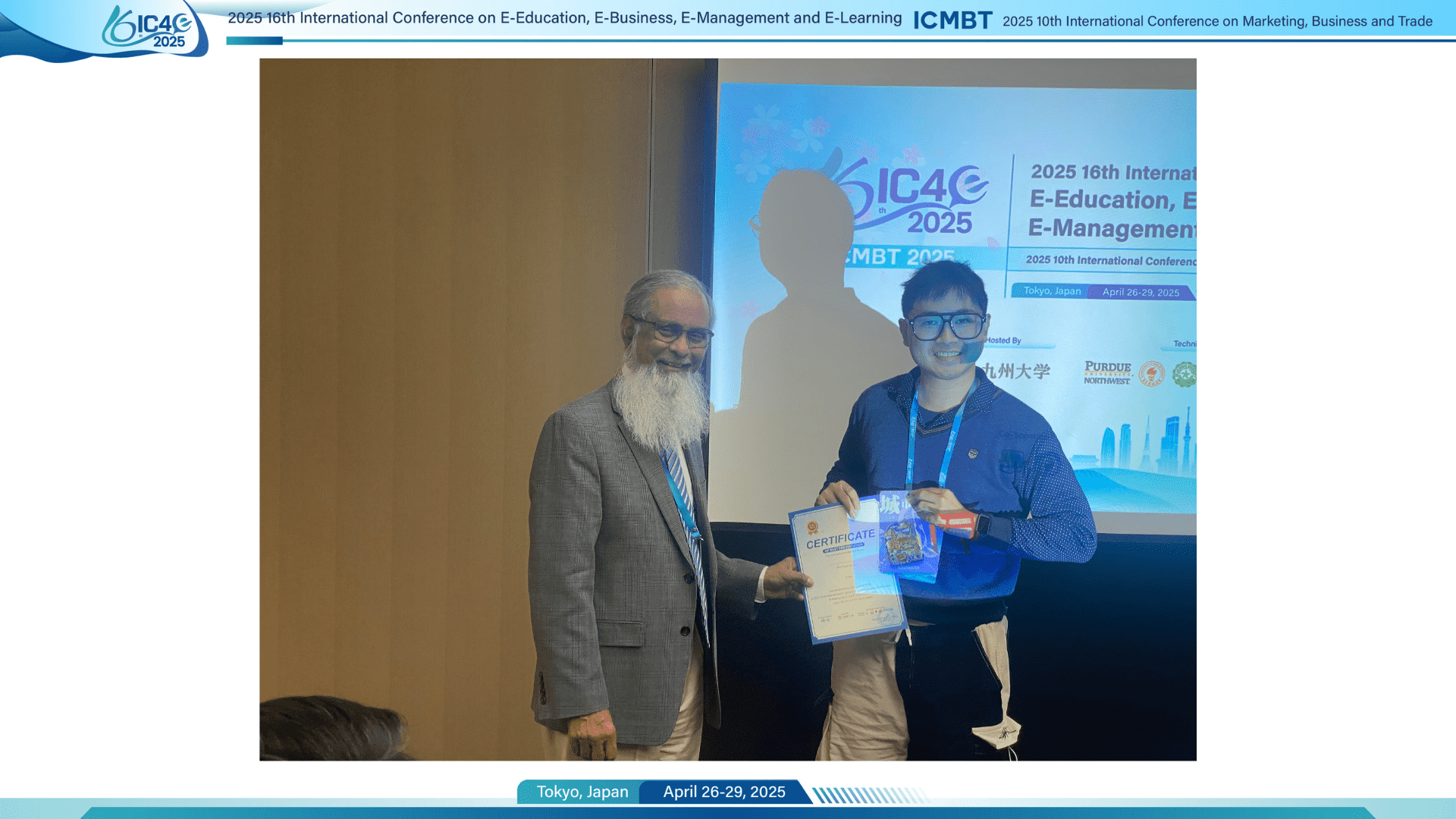 Best Presentation Award Winner - Onsite Session 2